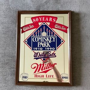 Vintage 1910-1990 Miller High Life X Comiskey Park Mirror